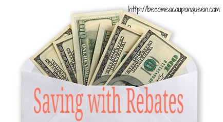 saving money with rebates