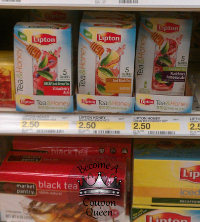 Target: Get the Lipton Green Tea & Honey Packets for only $1.38 ea. After Coupon Stack!
