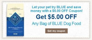 $5 off any Blue Buffalo dog food coupon! - Become a Coupon Queen