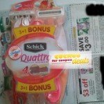 schick quattro with coupons