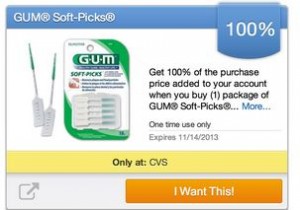 gum soft picks savingstar offer