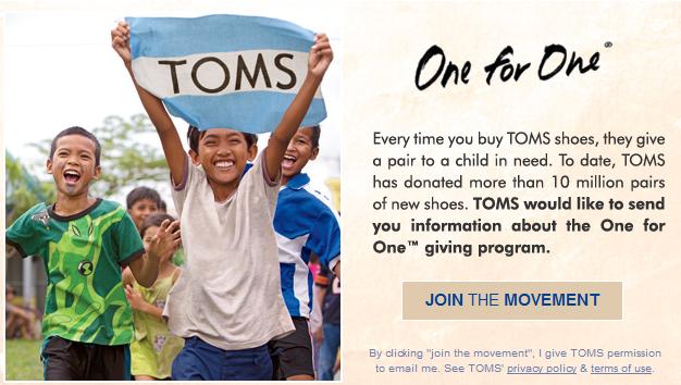 toms buy one give one