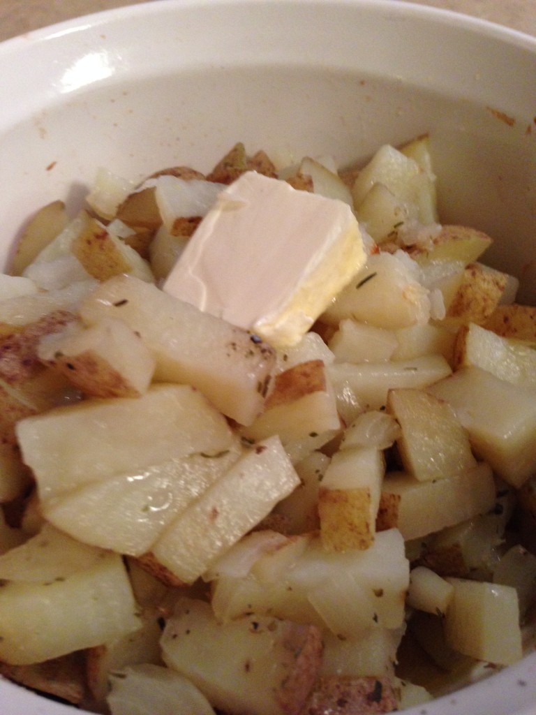 Buttery Diced Potatoes Side Dish
