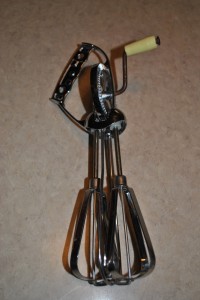 old fashioned egg beater