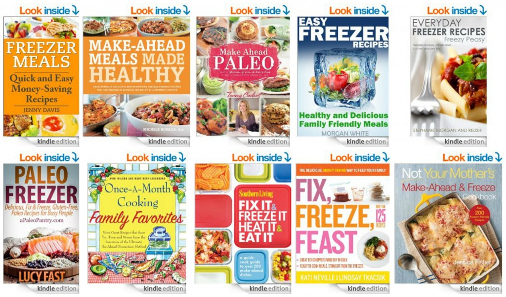 Top 10 Kindle Books on Freezer Meals
