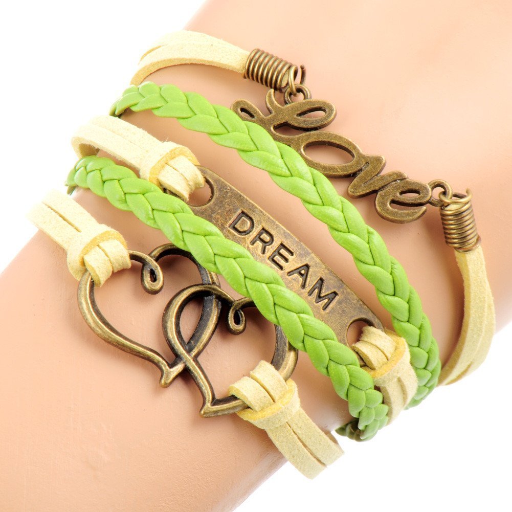 love dream heart rope bracelet