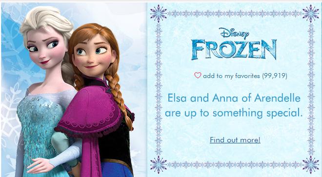 frozen collection on zulily