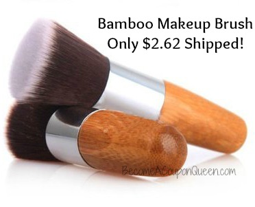 bamboo handle makeup brush