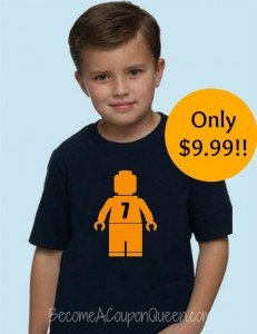 Personalized LEGO Shirt Only $9.99! (Perfect for Birthdays!)