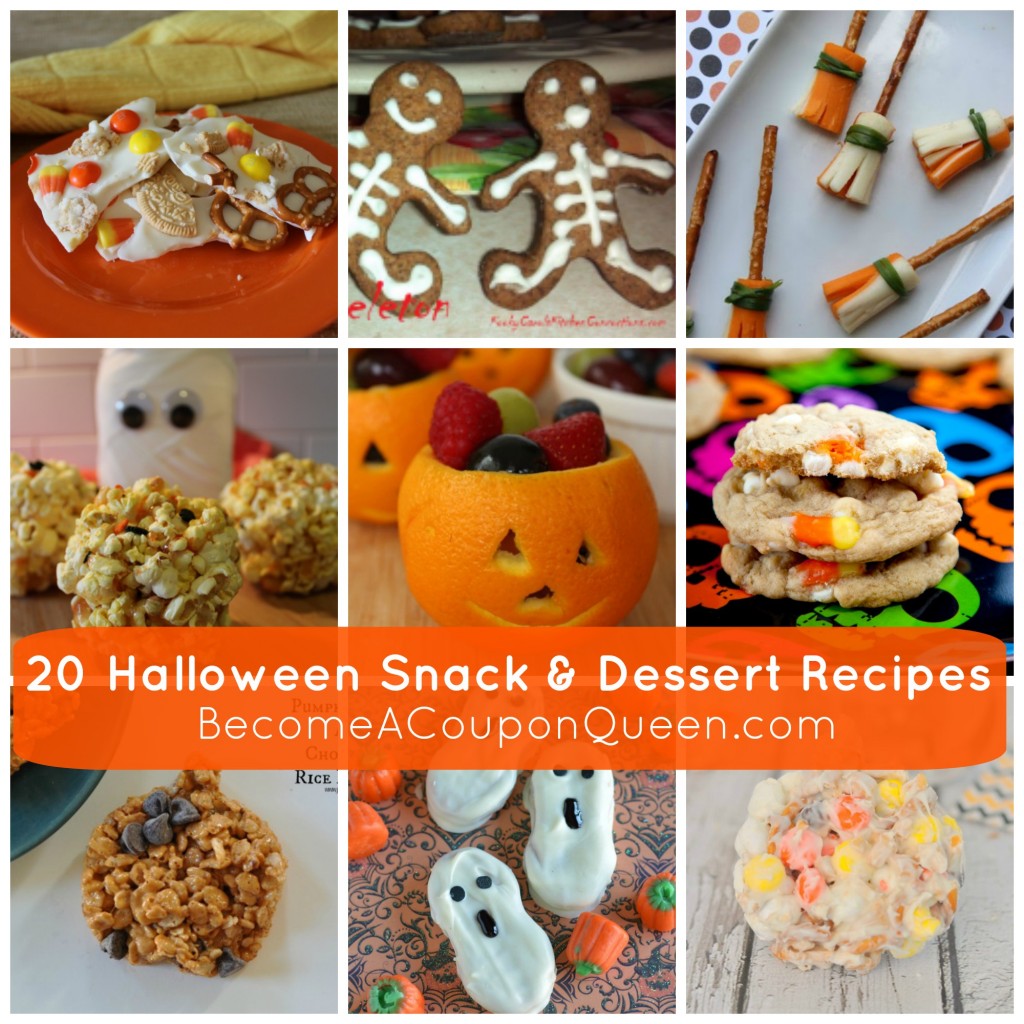 20 Halloween Snack & Dessert Recipes