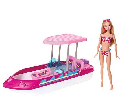 Barbie Doll & Speedboat Set by Mattel