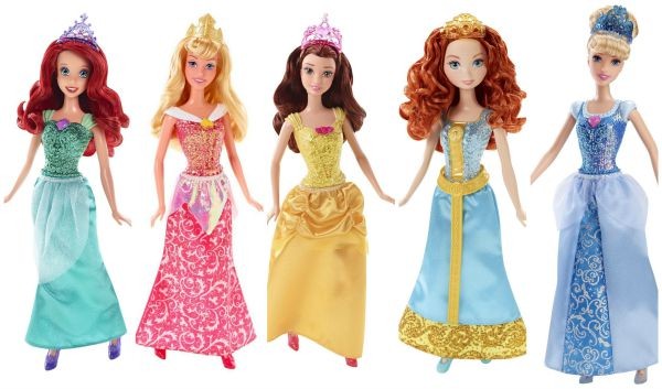 Disney Princess Sparkling Princess Dolls