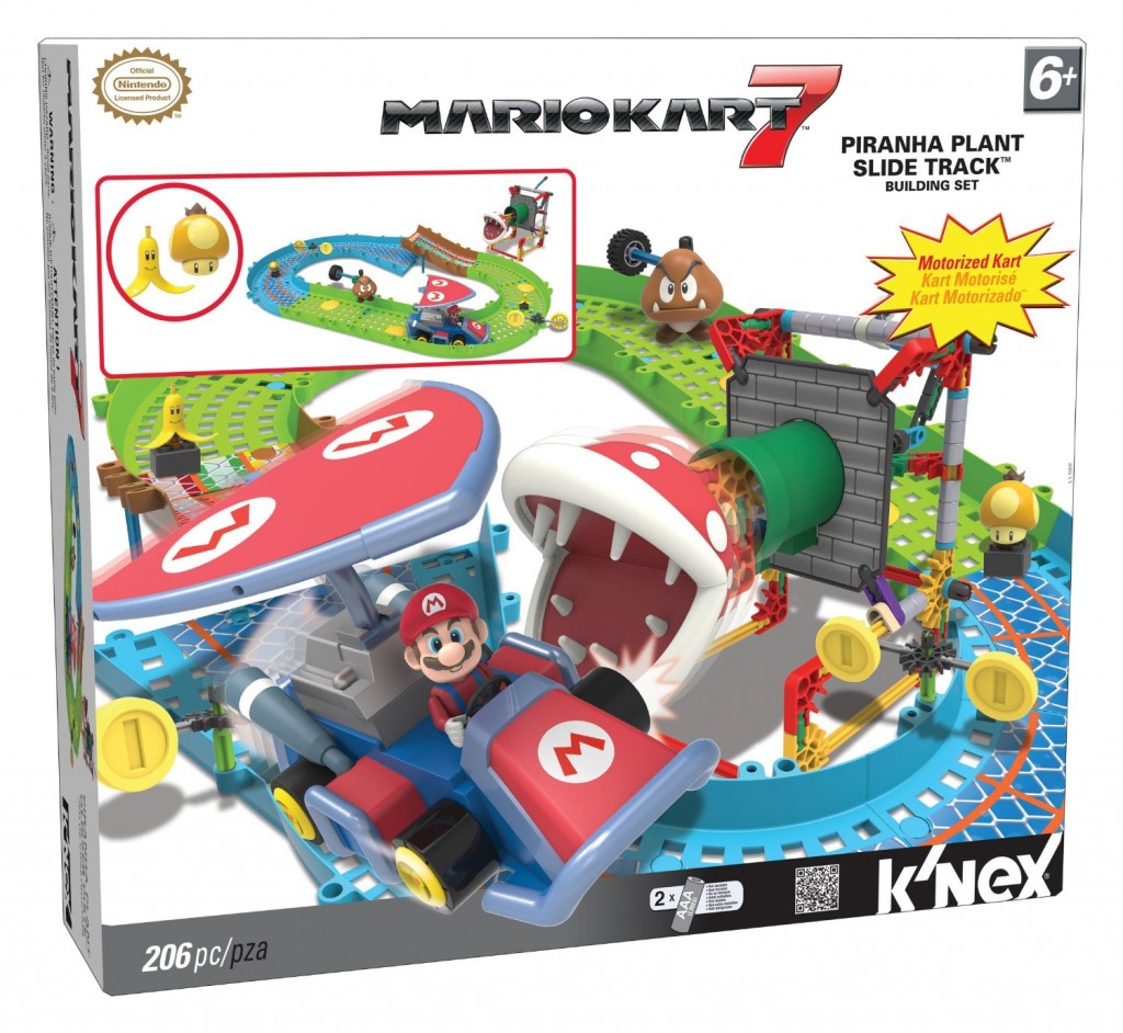 K'NEX Nintendo Mario Kart 7 Piranha Plant Slide Track Set