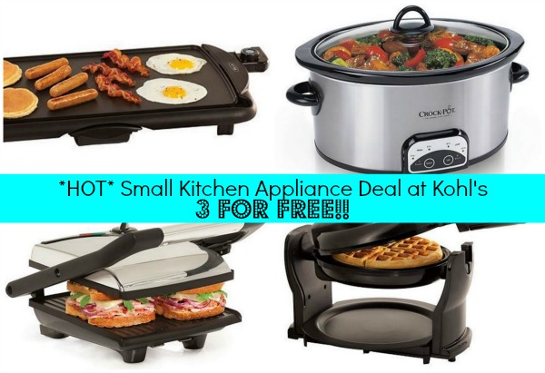 kohl's appliance sale