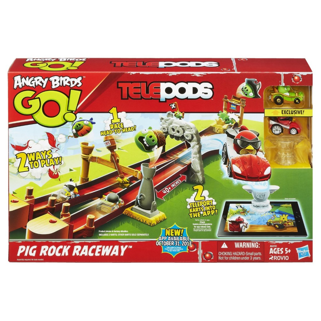 Angry Birds Go Telepods Pig Rock Raceway Set