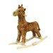 happy trails giraffe plush rocking animal