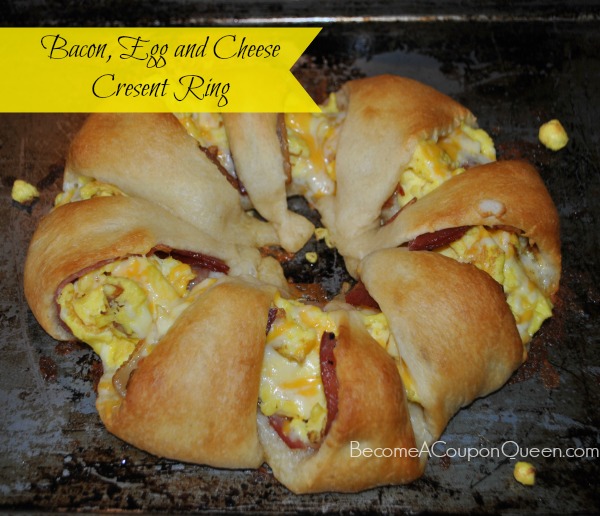 bacon egg and cheese crescent ring final