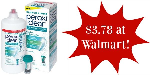 Bausch & Lomb PeroxiClear contact solution