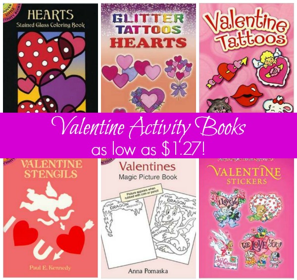 valentine activity books