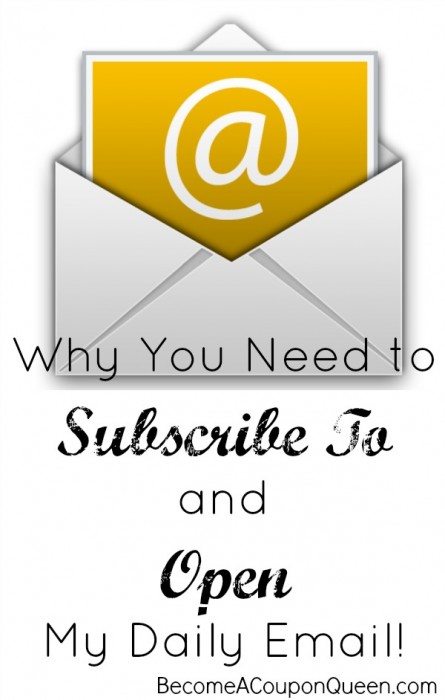 Why You Need to Subscribe To and Open My Daily Email