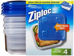 ziploc containers 4 small squares