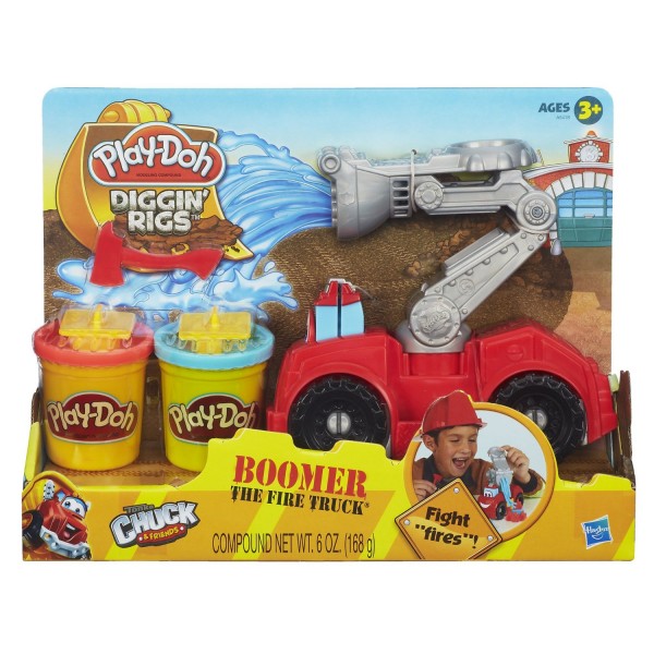Play-Doh Diggin' Rigs Boomer the Fire Truck
