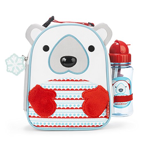 Skip Hop Zoo Winter Lunchie & Bottle Set Lunch Bag Polar Bear