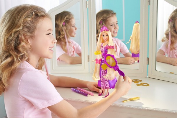 Draw 'n Style Hair Rapunzel Doll