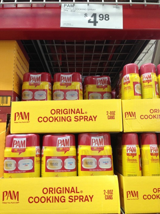 Pam Cooking Spray at Sam's Club