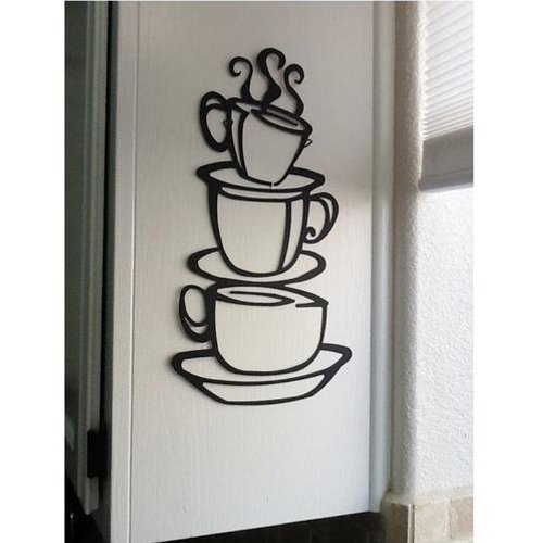coffee cup wall decal