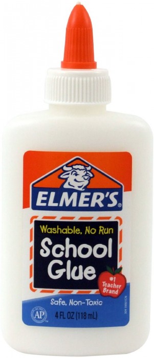 Elmer's Washable No-Run School Glue, 4 oz