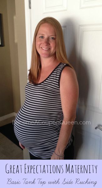 Great expectations maternity basic tank top