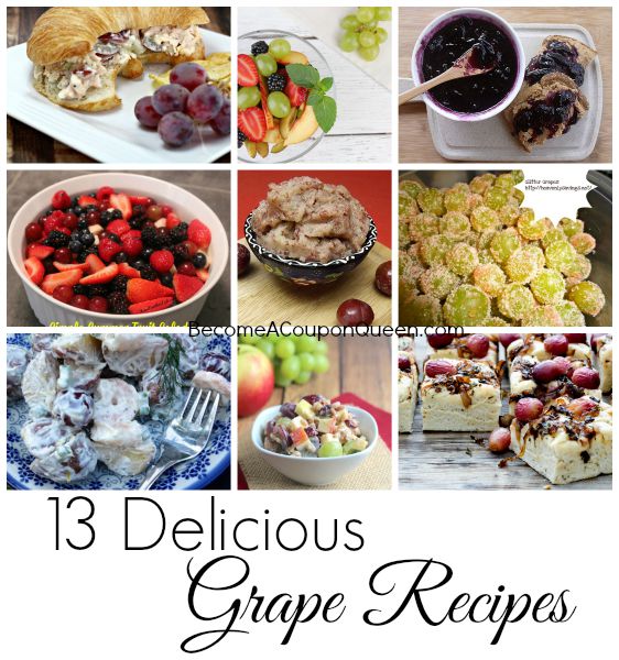 13 delicious grape recipes