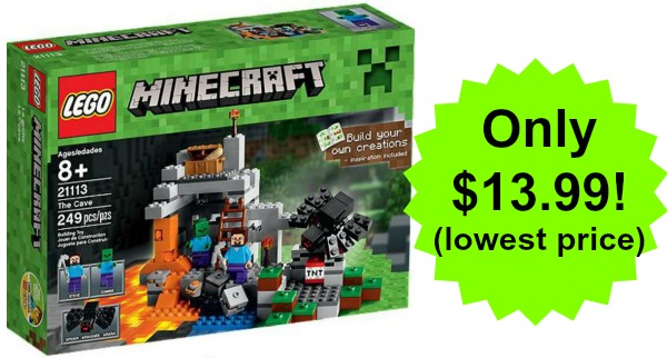lego minecraft the cave playset only  13 99   lowest price