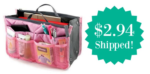Purse Insert Organizer Only $2.94 Shipped!