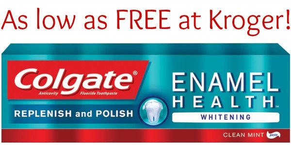 FREE Colgate Enamel Health Toothpaste