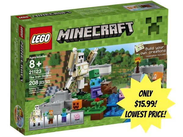 lego minecraft the iron golem only  15 99  lowest price