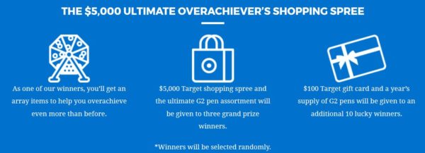 g2 overachievers club giveaway
