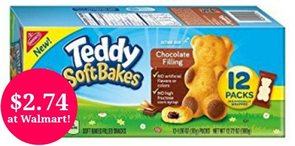 teddy soft bakes filled snacks 12 count