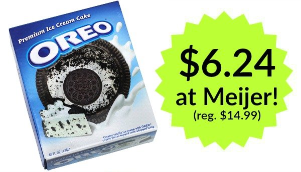 Meijer Oreo Ice Cream Cake Only 6.24! (reg. 14.99