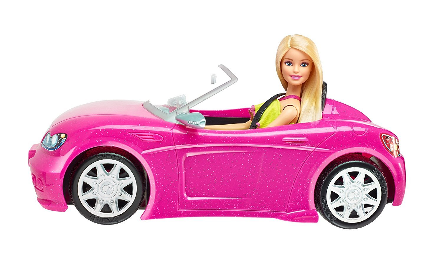 barbie car dimensions