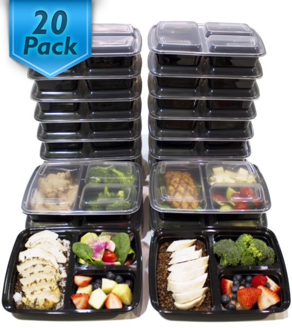 Meal Prep Containers 20-Count Set Only $15.99! Perfect for Christmas