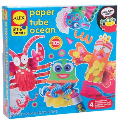 ALEX Toys Little Hands Paper Tube Ocean Craft Kit