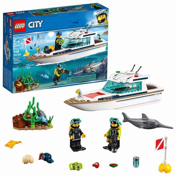 LEGO City Great Vehicles Diving Yacht Building Kit