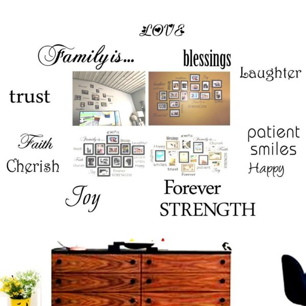 Family Words Wall Decals