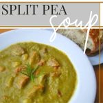 Thick and Hearty Spilt Pea Soup with Sausage