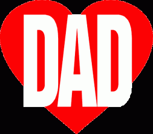 dad with heart