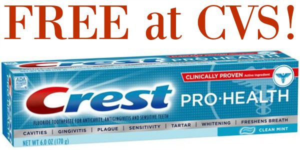 FREE Crest Toothpaste