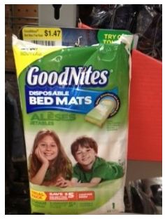 goodnites bed mats coupon