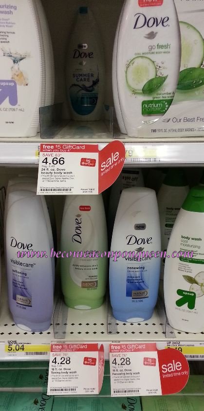 dove body wash target deal